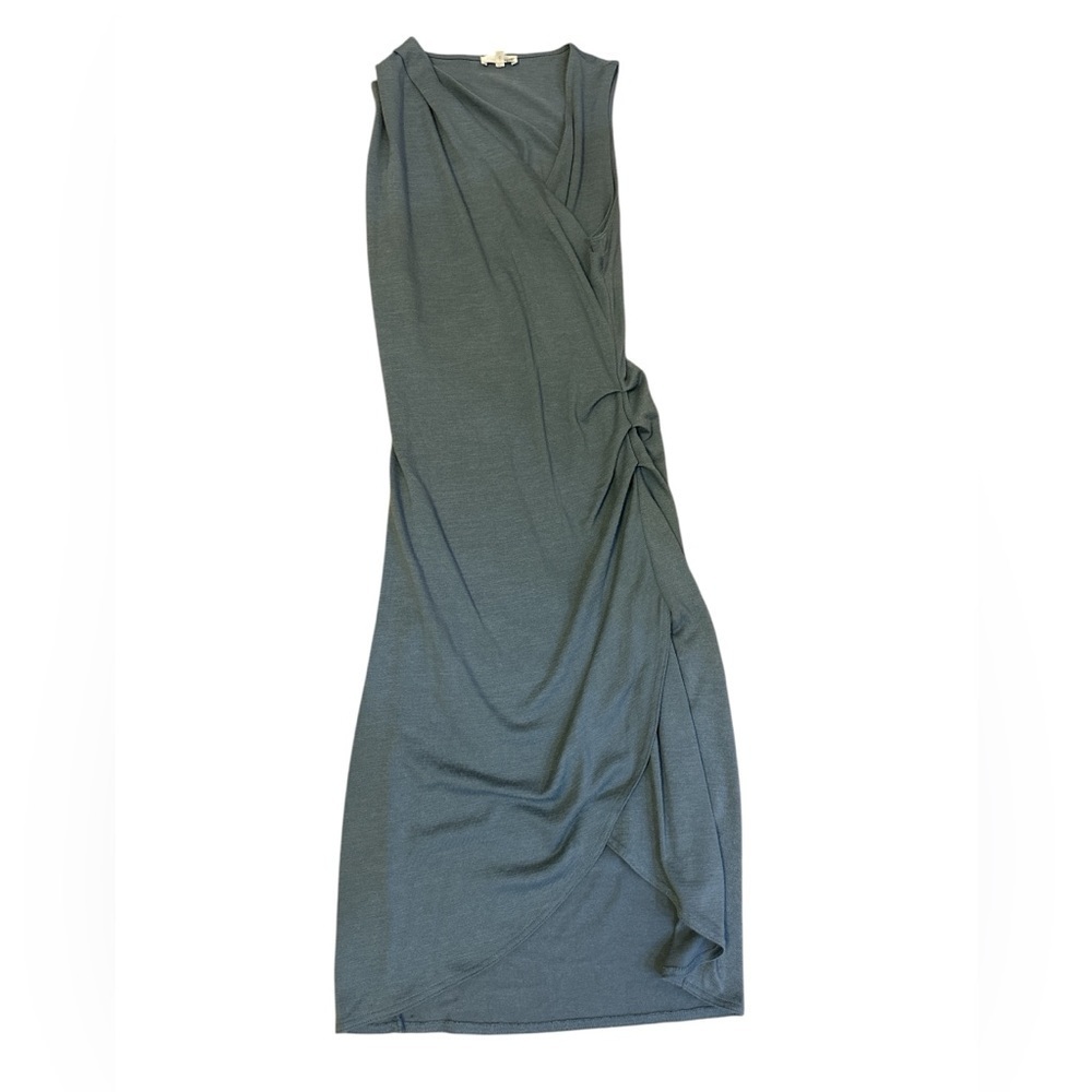 Wilfred Free Draped Dress Womens Medium Blue